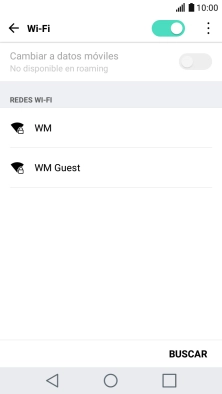 Pulsa la red wifi deseada. Pulsa la red wifi deseada.