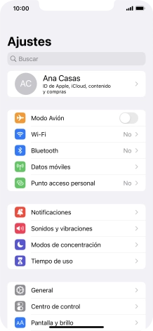 Pulsa Datos móviles. Pulsa Datos móviles.