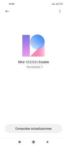 Pulsa Comprobar actualizaciones. Si hay una versión de software nueva disponible, aparecerá ahora en la pantalla. Sigue las indicaciones de la pantalla para actualizar el software del teléfono. Pulsa Comprobar actualizaciones. Si hay una versión de software nueva disponible, aparecerá ahora en la pantalla. Sigue las indicaciones de la pantalla para actualizar el software del teléfono.