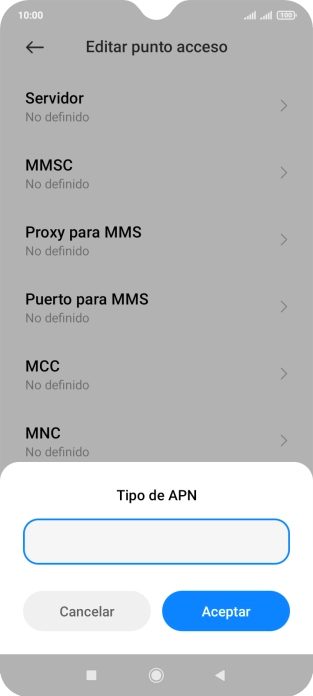 Introduce default y pulsa Aceptar. Introduce default y pulsa Aceptar.