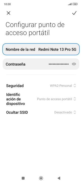 Pulsa Seguridad.