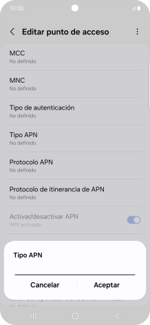 Introduce default y pulsa Aceptar. Introduce default y pulsa Aceptar.