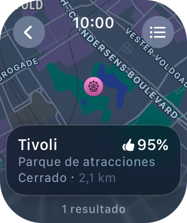 Pulsa el destino deseado. Pulsa el destino deseado.