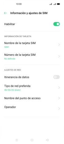 Pulsa el indicador junto a 