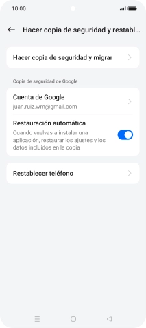 Pulsa Restablecer teléfono. Pulsa Restablecer teléfono.