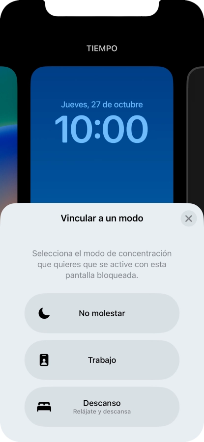 Pulsa un modo de concentración. Pulsa un modo de concentración.