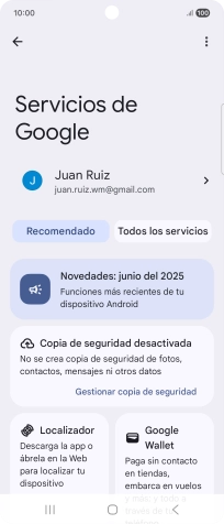 Pulsa Todos los servicios. Pulsa Todos los servicios.