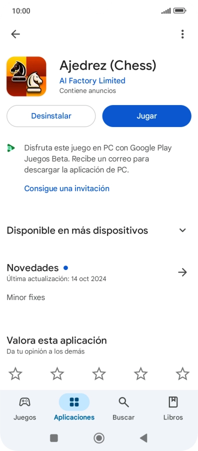 Pulsa Desinstalar.