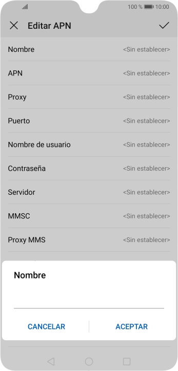 Introduce Vodafone Internet y pulsa ACEPTAR. Introduce Vodafone Internet y pulsa ACEPTAR.