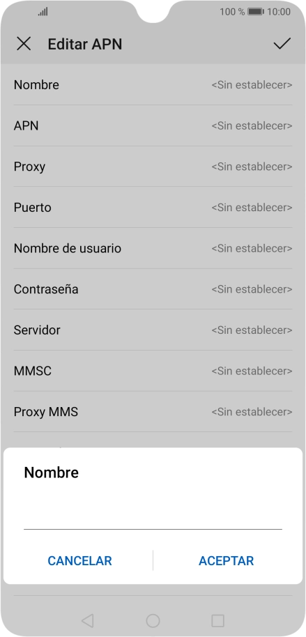 Introduce Vodafone Internet y pulsa ACEPTAR. Introduce Vodafone Internet y pulsa ACEPTAR.