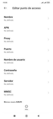 Pulsa Nombre.