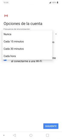 Pulsa el ajuste deseado. Pulsa el ajuste deseado.