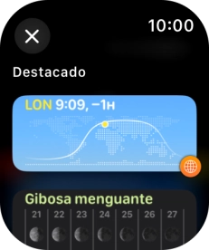 Pulsa el widget deseado. Pulsa el widget deseado.