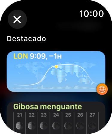 Pulsa el widget deseado. Pulsa el widget deseado.