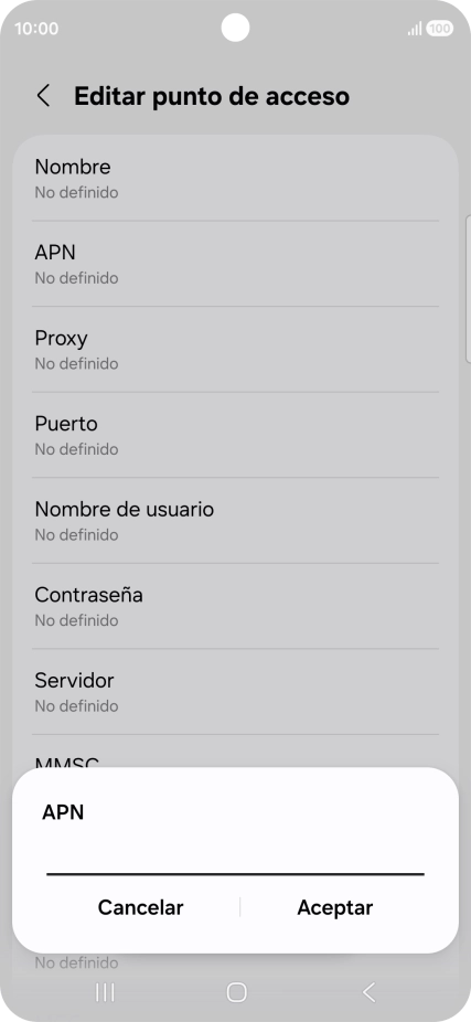 Introduce airtelwap.es y pulsa Aceptar. Introduce airtelwap.es y pulsa Aceptar.