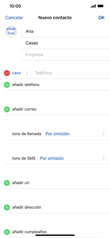 Pulsa Teléfono e introduce el número de teléfono deseado. Pulsa Teléfono e introduce el número de teléfono deseado.