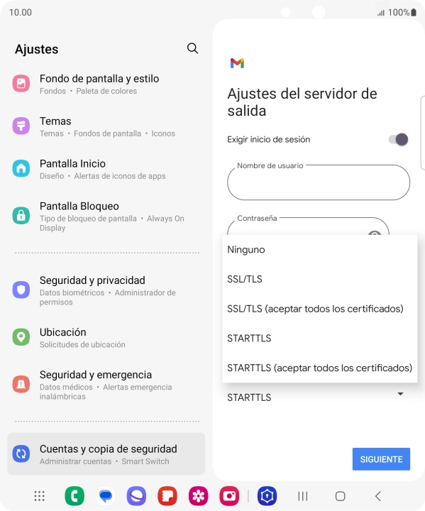 Pulsa SSL/TLS.