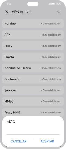 Introduce 214 y pulsa ACEPTAR.