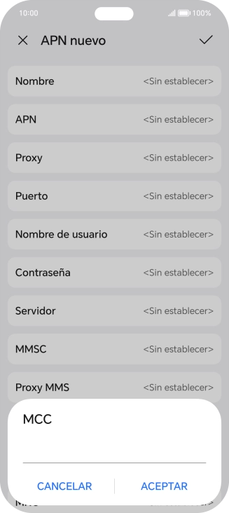 Introduce 214 y pulsa ACEPTAR.
