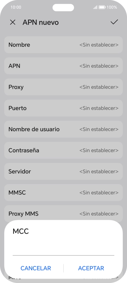 Introduce 214 y pulsa ACEPTAR.