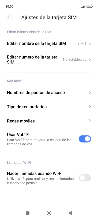 Pulsa Redes móviles. Pulsa Redes móviles.