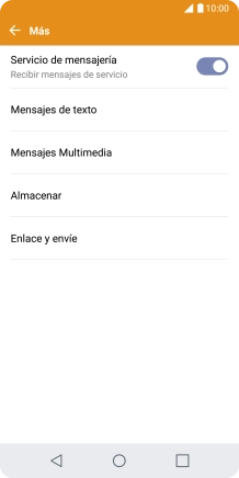 Pulsa Mensajes de texto. Pulsa Mensajes de texto.