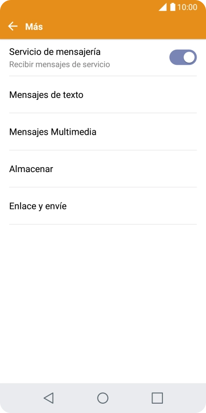 Pulsa Mensajes de texto. Pulsa Mensajes de texto.