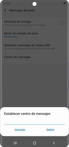 Introduce +34607003110 y pulsa Definir. Introduce +34607003110 y pulsa Definir.