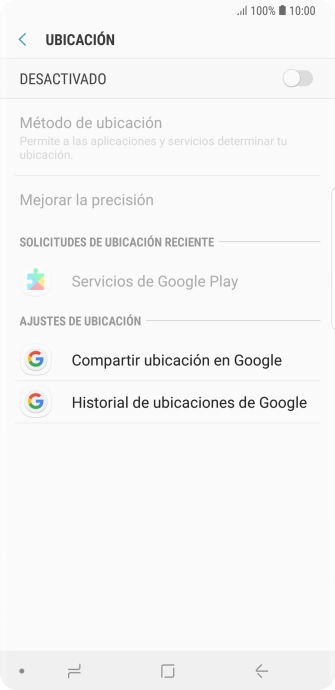 Pulsa el indicador para activar o desactivar la función. Pulsa el indicador para activar o desactivar la función.
