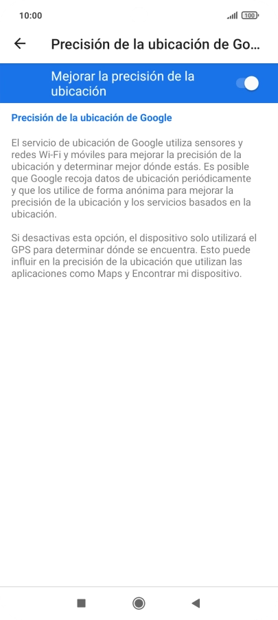 Si pulsas el indicador junto a Si pulsas el indicador junto a