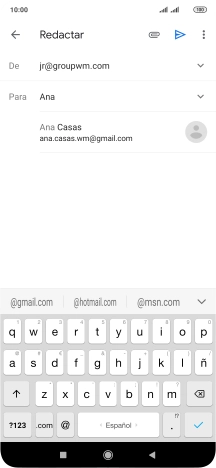 Pulsa el contacto deseado. Pulsa el contacto deseado.