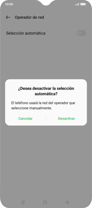 Pulsa Desactivar. Pulsa Desactivar.