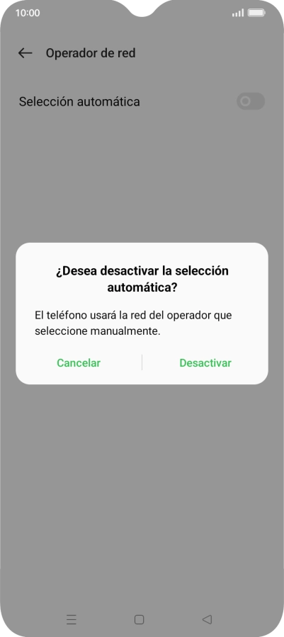 Pulsa Desactivar. Pulsa Desactivar.