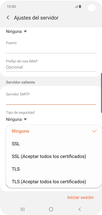 Pulsa Ninguna para desactivar la función. Pulsa Ninguna para desactivar la función.