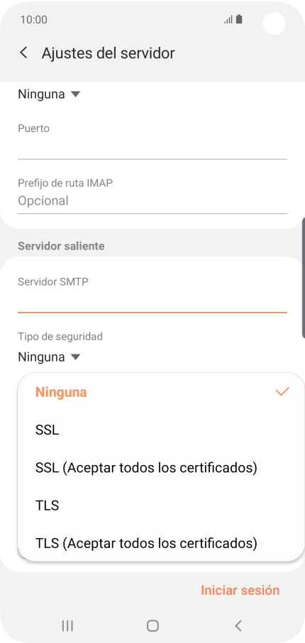 Pulsa Ninguna para desactivar la función. Pulsa Ninguna para desactivar la función.