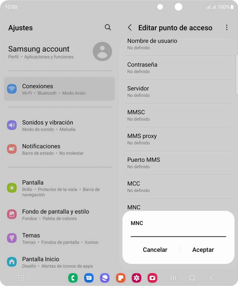 Introduce 01 y pulsa Aceptar. Introduce 01 y pulsa Aceptar.