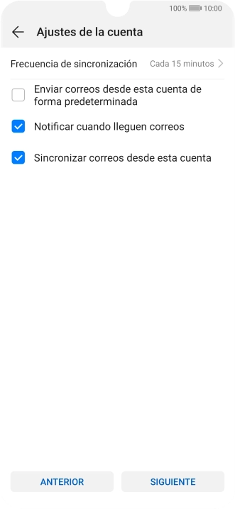 Pulsa Frecuencia de sincronización.
