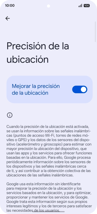 Si pulsas el indicador junto a Si pulsas el indicador junto a