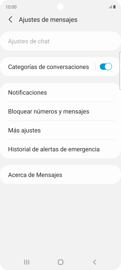 Pulsa Más ajustes. Pulsa Más ajustes.