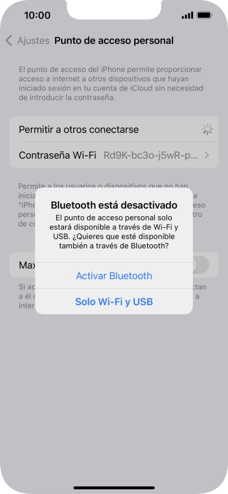 Si la función de wifi está activada, pulsa Solo Wi-Fi y USB. Si la función de wifi está activada, pulsa Solo Wi-Fi y USB.