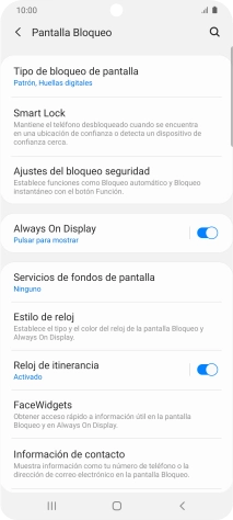 Pulsa Tipo de bloqueo de pantalla e introduce el código de seguridad extra que has creado anteriormente. Pulsa Tipo de bloqueo de pantalla e introduce el código de seguridad extra que has creado anteriormente.