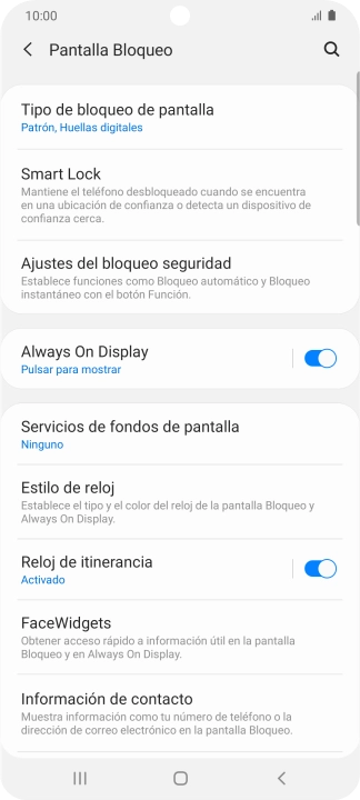 Pulsa Tipo de bloqueo de pantalla e introduce el código de seguridad extra que has creado anteriormente. Pulsa Tipo de bloqueo de pantalla e introduce el código de seguridad extra que has creado anteriormente.
