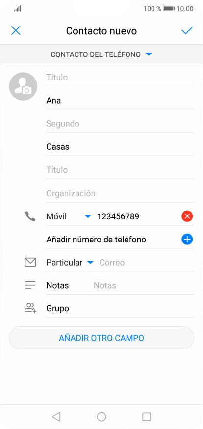Pulsa el icono de aceptar. Pulsa el icono de aceptar.