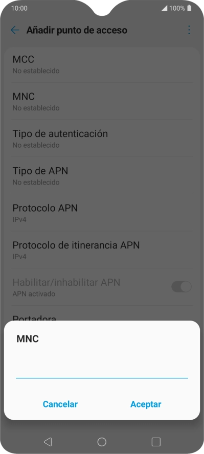 Introduce 01 y pulsa Aceptar. Introduce 01 y pulsa Aceptar.