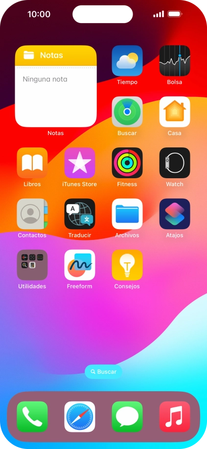 Si utilizas un grupo de widgets: Desliza el dedo hacia arriba o hacia abajo sobre el grupo para seleccionar el widget deseado. Si utilizas un grupo de widgets: Desliza el dedo hacia arriba o hacia abajo sobre el grupo para seleccionar el widget deseado.