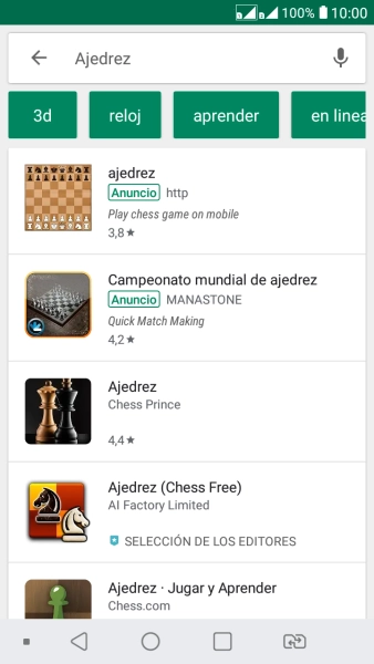 Pulsa la app deseada. Pulsa la app deseada.