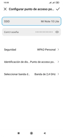 Pulsa SSID e introduce el nombre deseado de la conexión wifi. Pulsa SSID e introduce el nombre deseado de la conexión wifi.