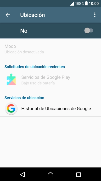 Pulsa el indicador para activar o desactivar la función.