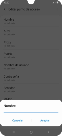 Introduce Vodafone Internet y pulsa Aceptar. Introduce Vodafone Internet y pulsa Aceptar.