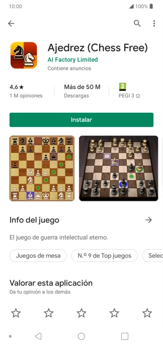 Pulsa Instalar y sigue las indicaciones de la pantalla para instalar la app. Pulsa Instalar y sigue las indicaciones de la pantalla para instalar la app.